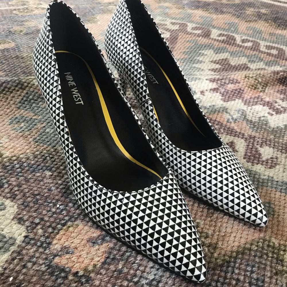 Nine West Patterned Heels 8
